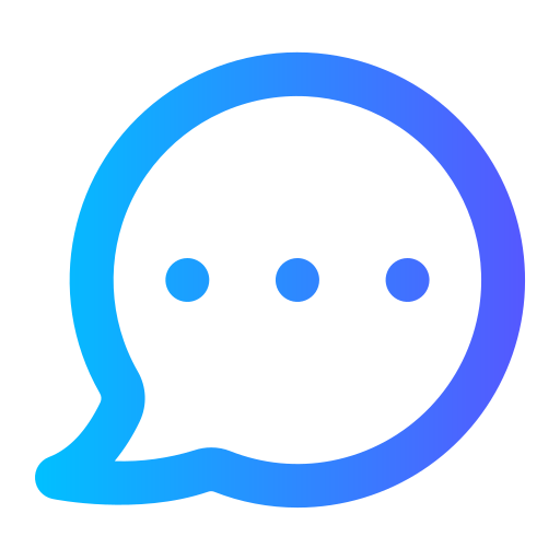Chat bubble Generic Gradient icon