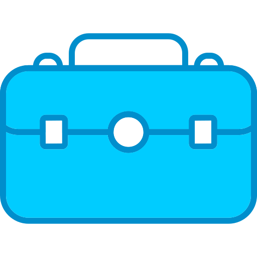 Bag Generic Blue icon