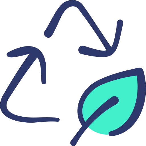 リサイクル Basic Hand Drawn Lineal Color icon