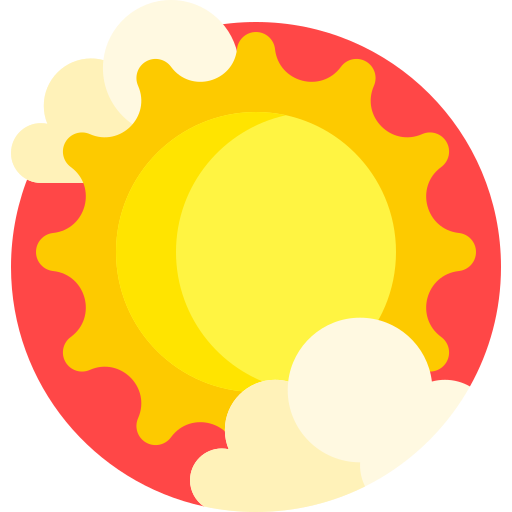sol Detailed Flat Circular Flat Ícone