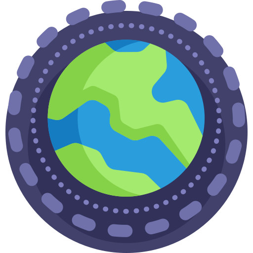 ozono Detailed Flat Circular Flat icona