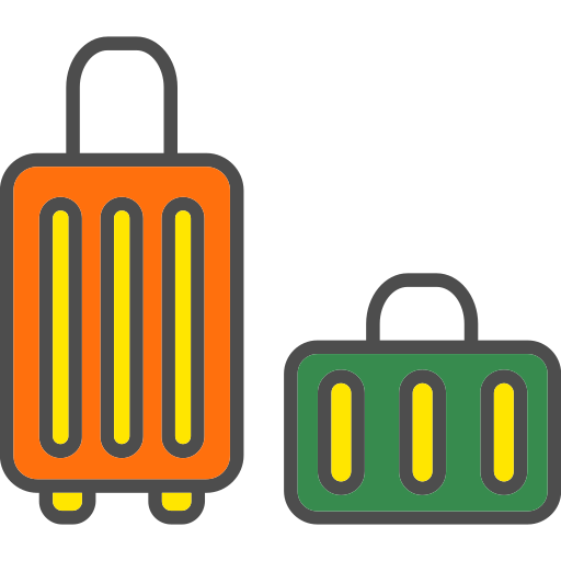 bagaż Generic Outline Color ikona
