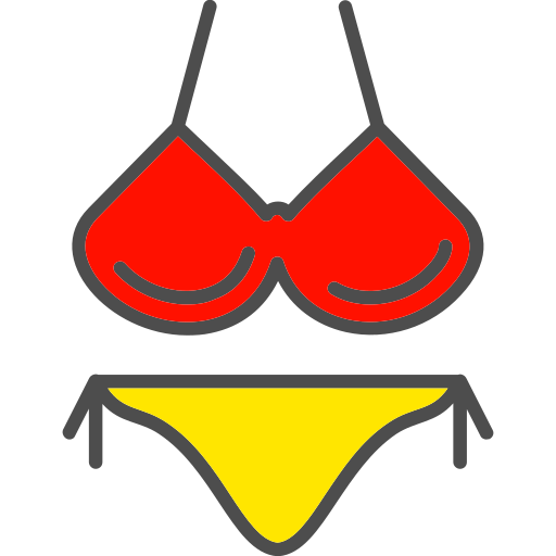 bikini Generic Outline Color icon