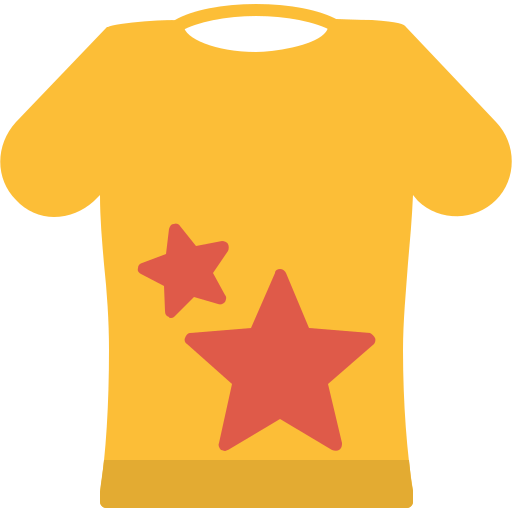 camiseta de manga corta Generic Flat icono