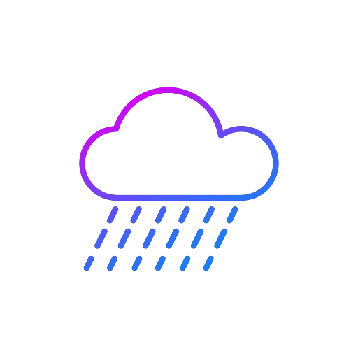 雨 Generic Gradient icon