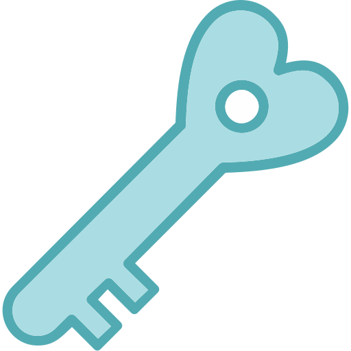 sleutel Generic Blue icoon