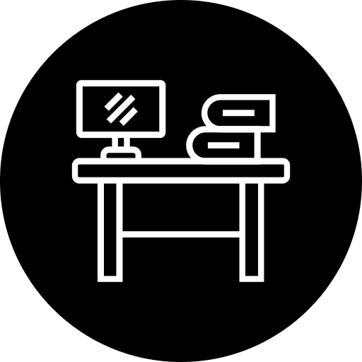 사무실 테이블 Generic Glyph icon