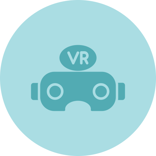 occhiali per realtà virtuale Generic Flat icona