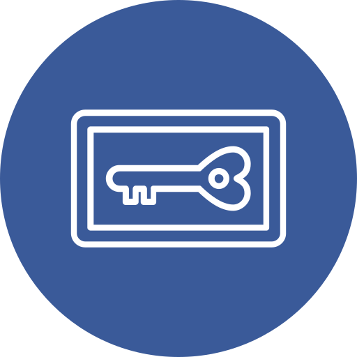 Key card Generic Flat icon