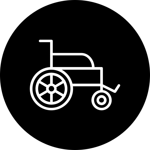 Инвалидная коляска Generic Glyph иконка