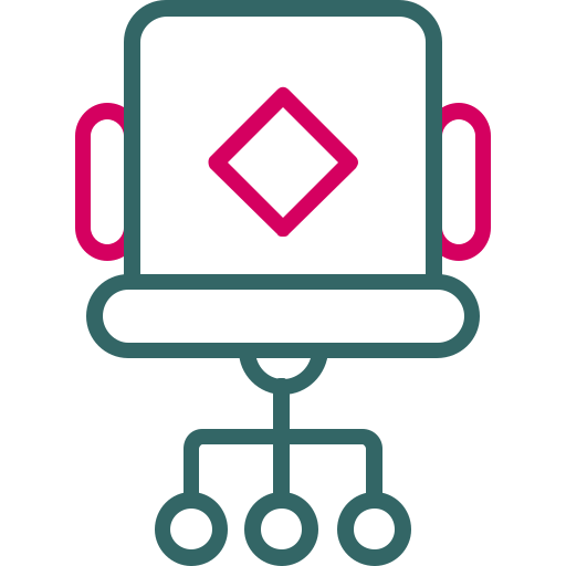 Desk chair Generic Outline Color icon