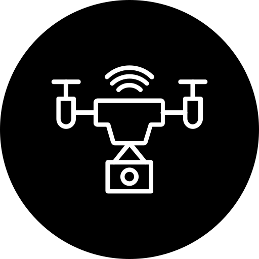 inteligentny dron Generic Glyph ikona