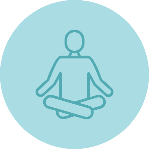 meditation Generic Blue icon