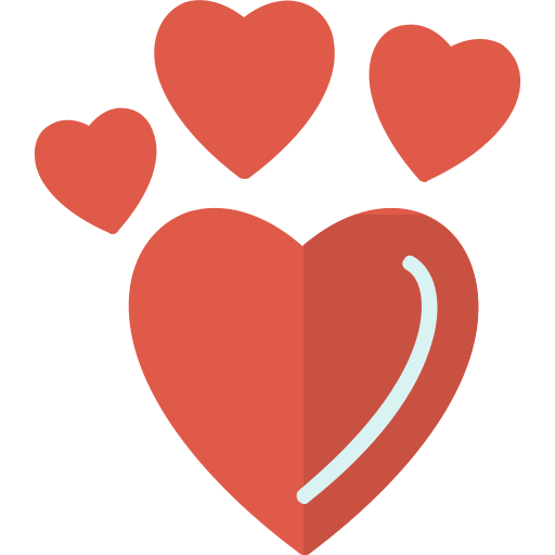 Hearts Generic Flat icon