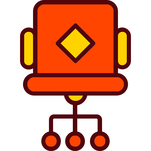 デスクチェア Generic Outline Color icon