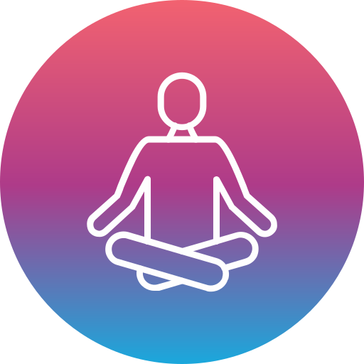 medytacja Generic Flat Gradient ikona