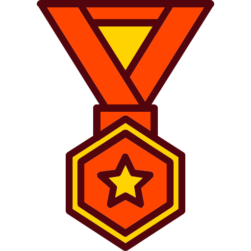 Медаль Generic Outline Color иконка