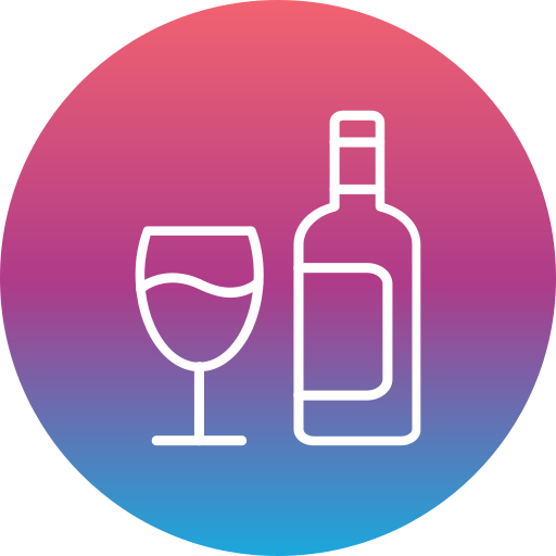 ワイン Generic Flat Gradient icon