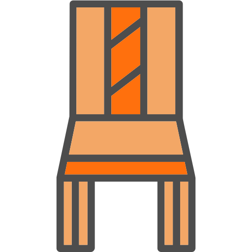 cadeira Generic Outline Color Ícone