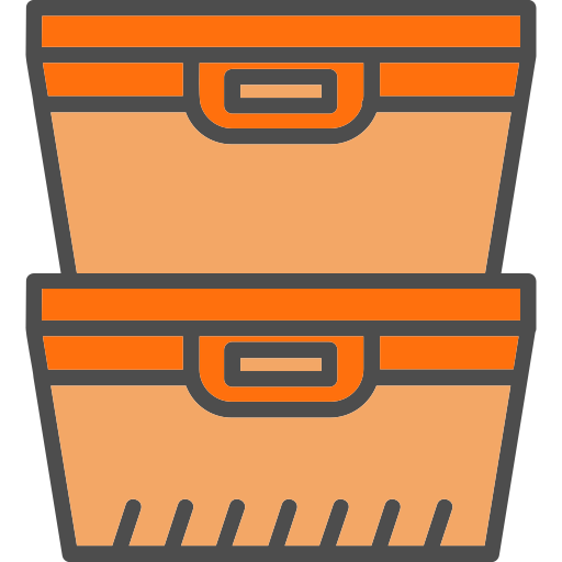 식품 용기 Generic Outline Color icon