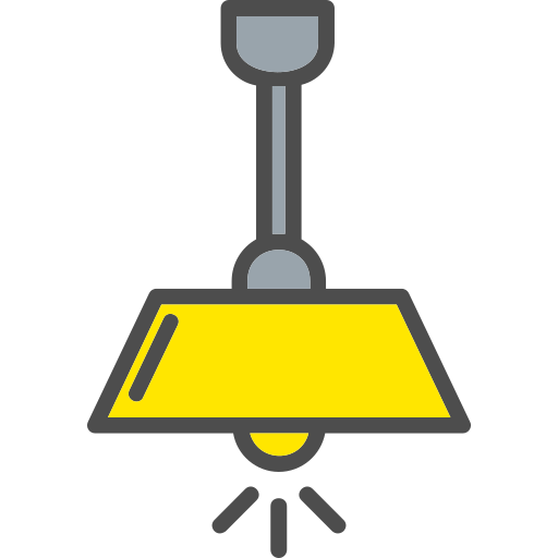 lámpara de techo Generic Outline Color icono