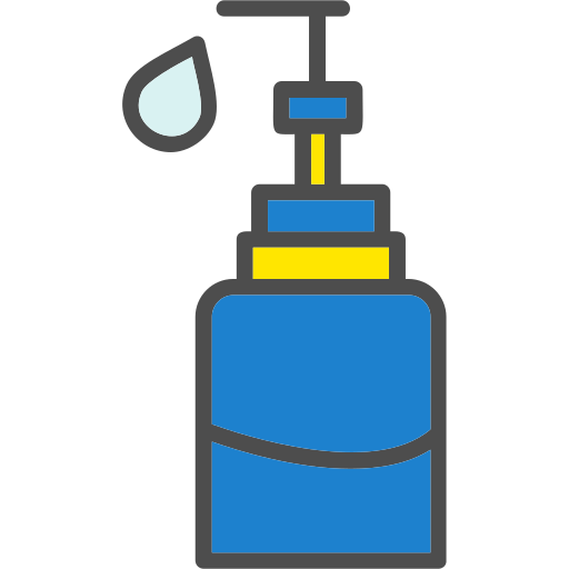 botella de jabón Generic Outline Color icono