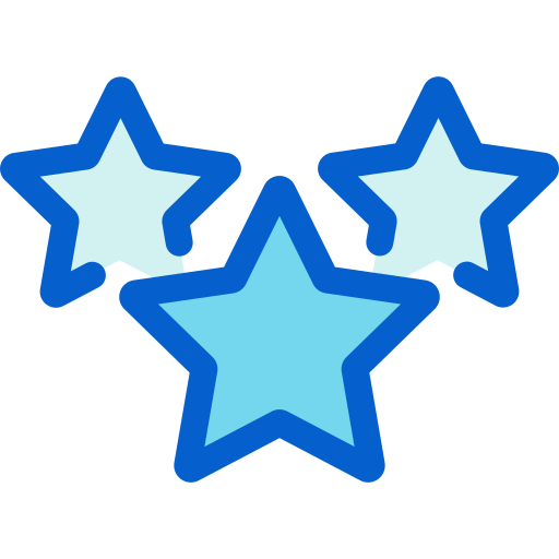 Étoiles Generic Blue Icône