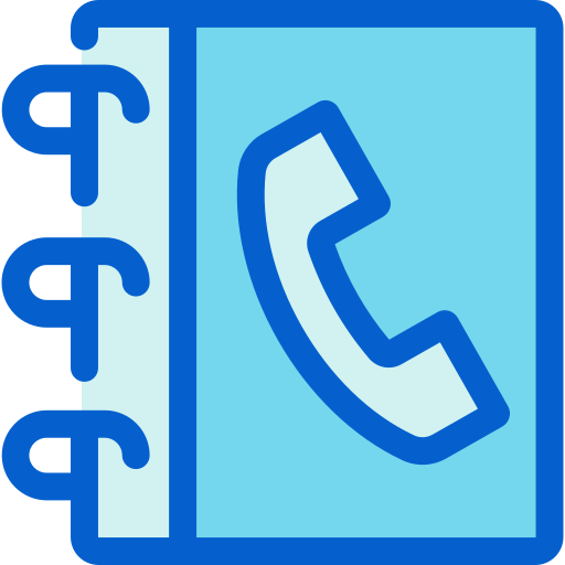 libreta de contactos Generic Blue icono