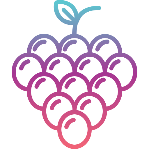 druiven Generic Gradient icoon