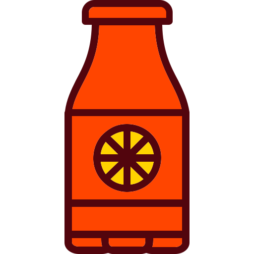 botella de jugo Generic Outline Color icono