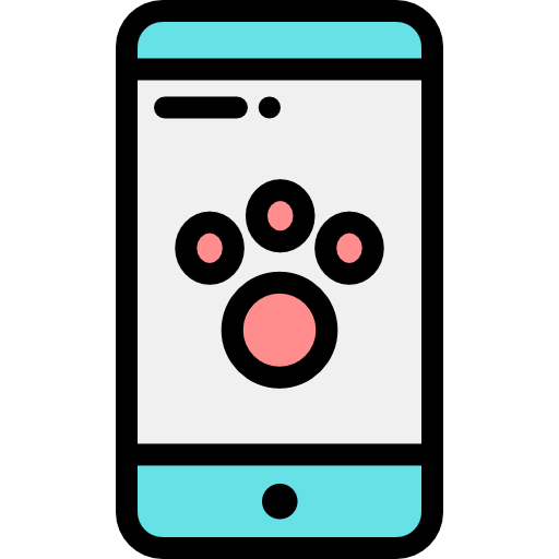 スマートフォン Detailed Rounded Lineal color icon