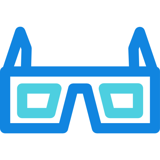 3d очки Kiranshastry Lineal Blue иконка