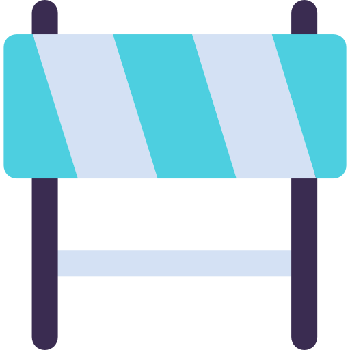 Barrier Kiranshastry Flat icon