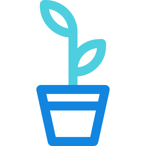 pianta Kiranshastry Lineal Blue icona