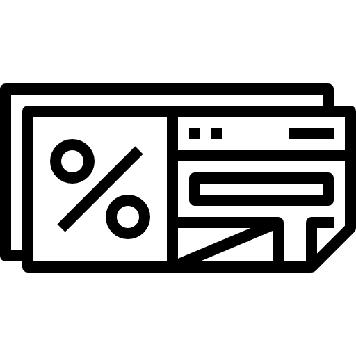 クーポン Accurate Lineal icon