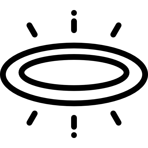 aureola Detailed Rounded Lineal icono