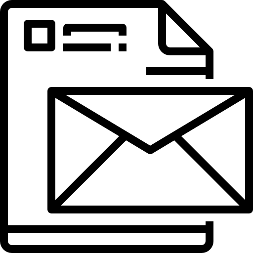 봉투 Accurate Lineal icon