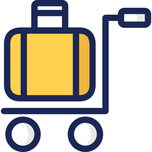 Luggage Good Ware Lineal Color icon