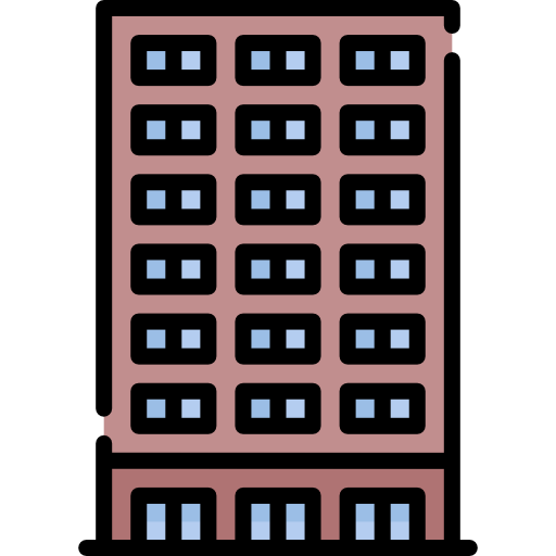 edificio Special Lineal color icona