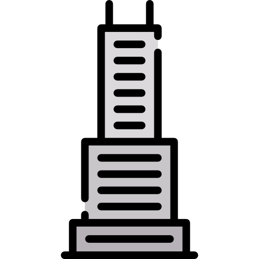 Skyscraper Special Lineal color icon