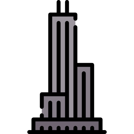 rascacielos Special Lineal color icono