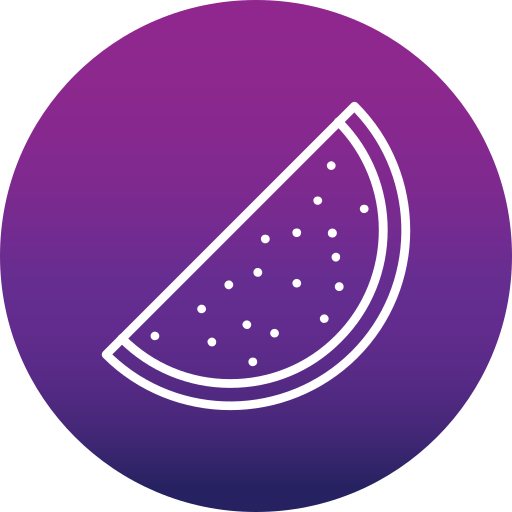 watermeloen Generic Flat Gradient icoon
