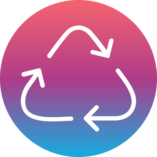 recycling Generic Flat Gradient icon