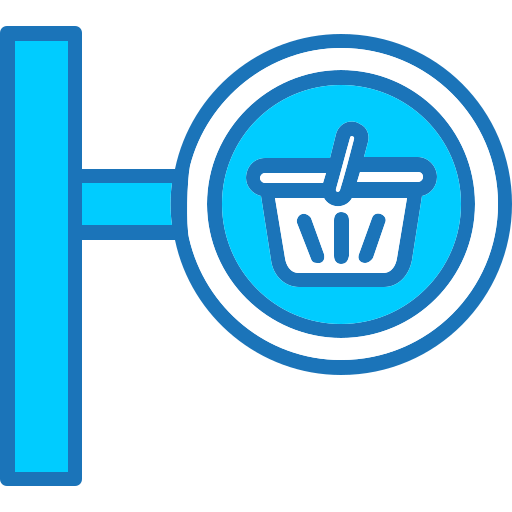 Grocery Generic Blue icon