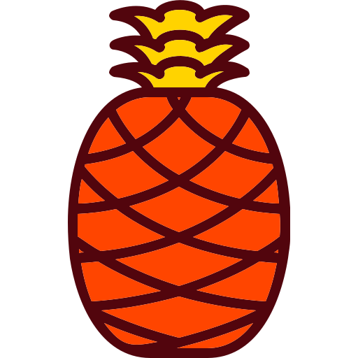 ananas Generic Outline Color icona