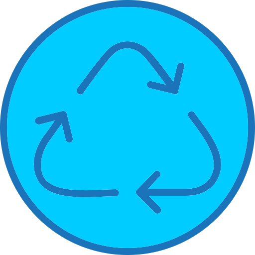 Утилизация отходов Generic Blue иконка