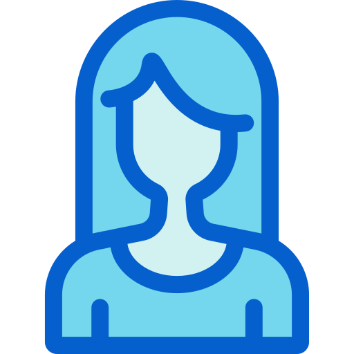 mujer Generic Blue icono