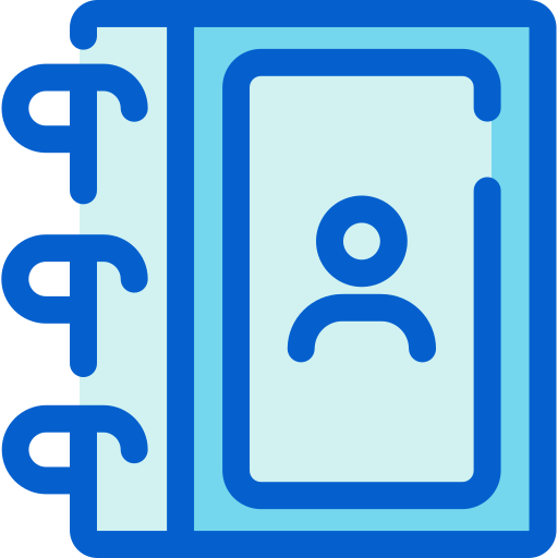 kontaktbuch Generic Blue icon