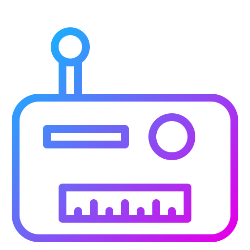 radio Generic Gradient icon