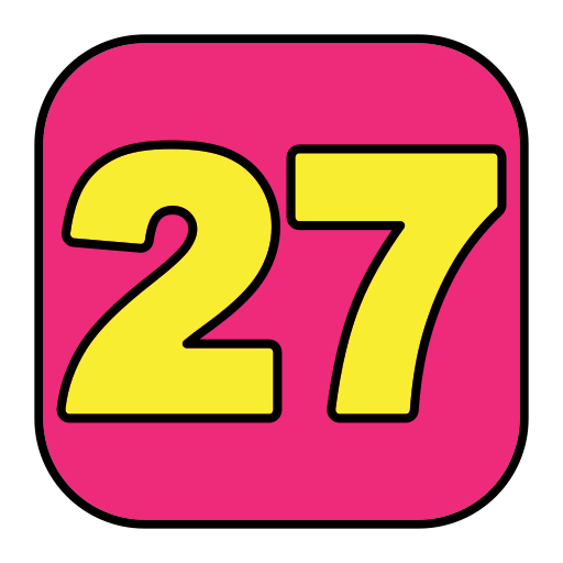 二十七 Generic Outline Color icon